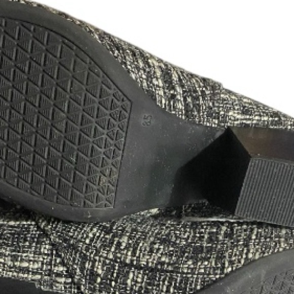 EUC DIBA Tweed Ankle Booties, Sz 8.5, Chunky Stacked heel, Dark Academia, Badie - Picture 10 of 11